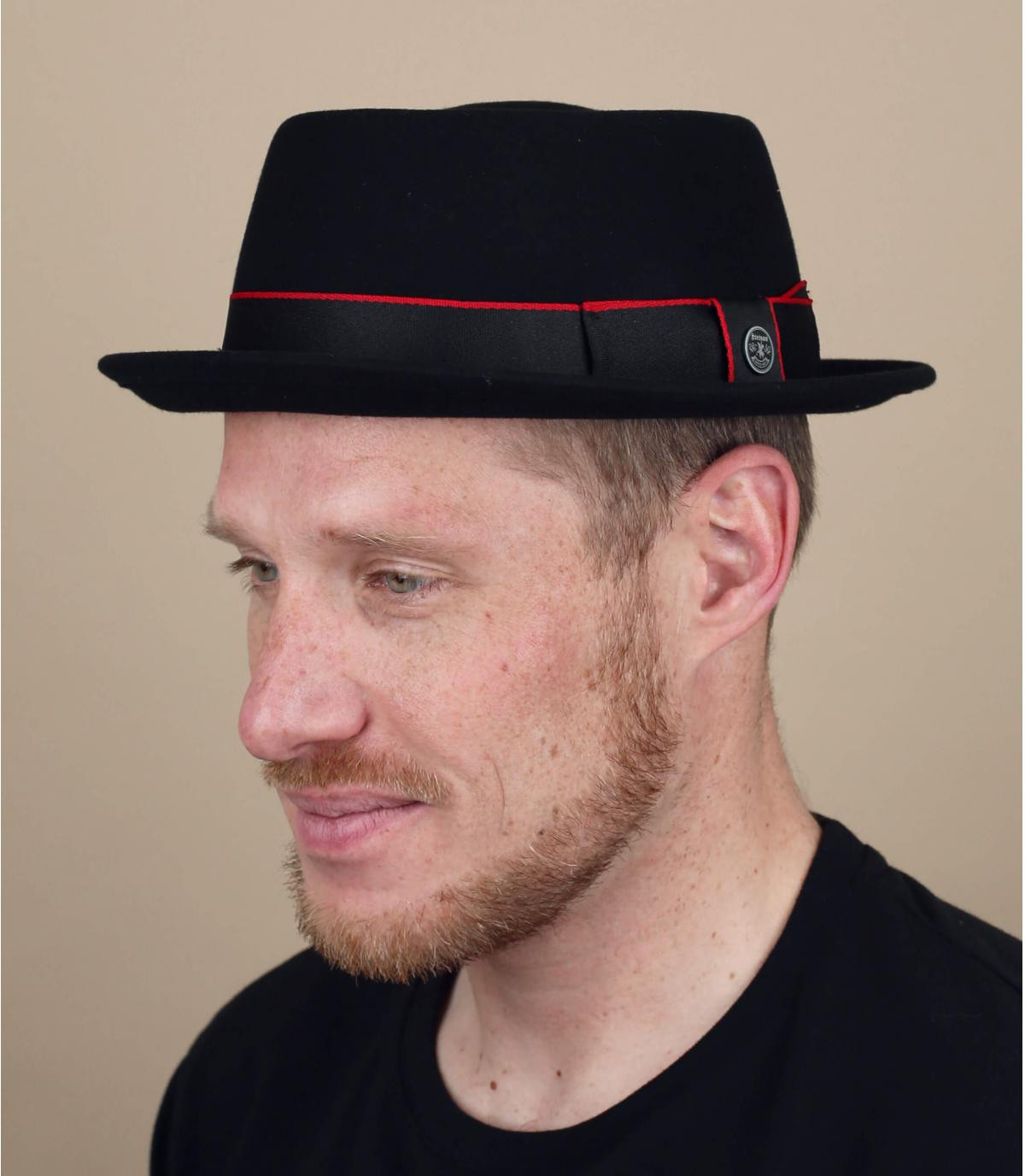 Pork Pie Woolfelt Cashmere black